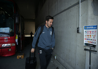 【ＦＸＳＣ２０１５ 浦和 前日練習】バスから降りた新加入のズラタン選手（１９／１９）