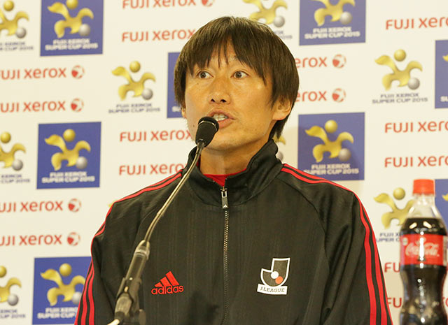 【ＦＸＳＣ２０１５ 公式記者会見】Ｕ－１８Ｊリーグ選抜の熊谷浩二監督 （１０／１０）