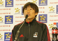 【ＦＸＳＣ２０１５ 公式記者会見】Ｕ－１８Ｊリーグ選抜の熊谷浩二監督 （１０／１０）