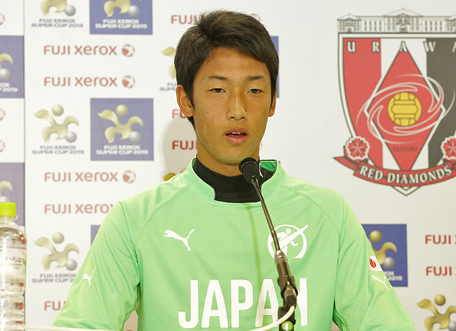 【ＦＸＳＣ２０１５ 公式記者会見】日本高校サッカー選抜の志村滉市選手（７／１０）
