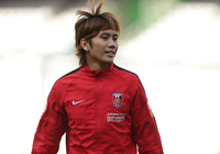 【ＦＸＳＣ２０１５ 浦和 前日練習】練習で汗を流す柏木陽介選手（９／１９）