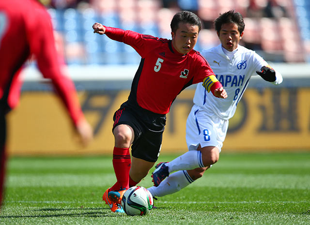 【ＦＸＳＣ２０１５ ネクストジェネレーションマッチ】Ｕ－１８Ｊリーグ選抜のキャプテン、千葉（８／１３）