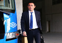 【ＦＸＳＣ２０１５ Ｇ大阪vs浦和　試合前】会場入りする長谷川監督（G大阪）（１２／２３）