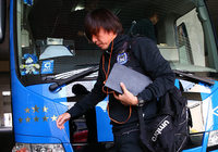 【ＦＸＳＣ２０１５ Ｇ大阪vs浦和　試合前】会場入りする遠藤（Ｇ大阪）（１０／２３）