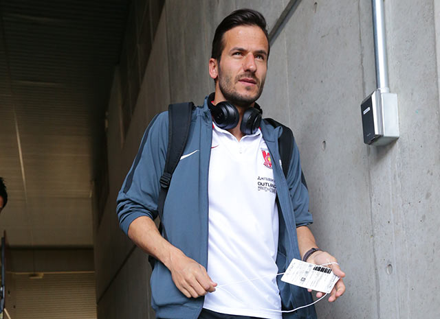 【ＦＸＳＣ２０１５ Ｇ大阪vs浦和　試合前】会場入りするズラタン（浦和）（５／２３）