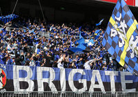 【ＦＸＳＣ２０１５ Ｇ大阪vs浦和　試合前】大声援を送るＧ大阪のファン・サポーター（２／２３）