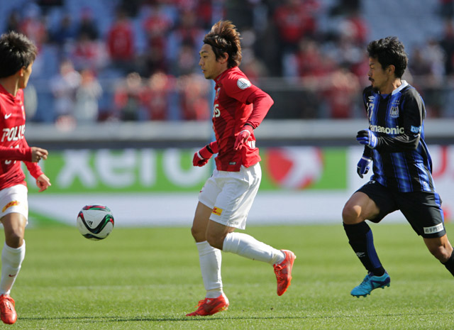 【ＦＸＳＣ２０１５ Ｇ大阪vs浦和】先発出場の梅崎（浦和）（２２／３０）