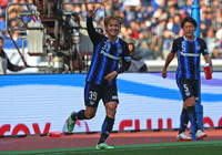 【ＦＸＳＣ２０１５ Ｇ大阪vs浦和】ゴール決め、笑顔の宇佐美（G大阪）（１３／３０）