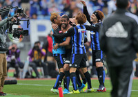 【ＦＸＳＣ２０１５ Ｇ大阪vs浦和】試合終了間際に追加点を決めたパトリック（G大阪）（５／３０）