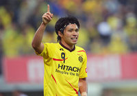 【２０１４シーズン開幕戦プレイバック 柏vsＦＣ東京】63分に同点ゴールを決めた工藤（柏）（６／９）