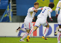 【２０１３シーズン開幕戦プレイバック 大分vsＦＣ東京】見事に逆転ゴールを決めた長谷川（ＦＣ東京）（８／９）