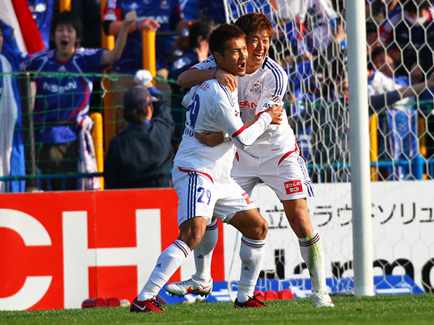 【２０１２シーズン開幕戦プレイバック 柏vs横浜ＦＭ】起死回生の同点ゴールを決めた谷口（横浜ＦＭ）（９／９）