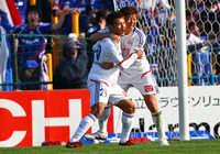 【２０１２シーズン開幕戦プレイバック 柏vs横浜ＦＭ】起死回生の同点ゴールを決めた谷口（横浜ＦＭ）（９／９）