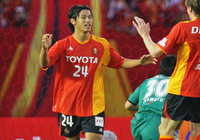 【２００７シーズン開幕戦プレイバック 名古屋vs千葉】89分に試合を決定づける2点目を決めた本田（名古屋）（９／９）