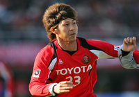 【２００６シーズン開幕戦プレイバック 名古屋vsＣ大阪】打ち合いを制す3点目を決めた豊田（名古屋）（５／９）