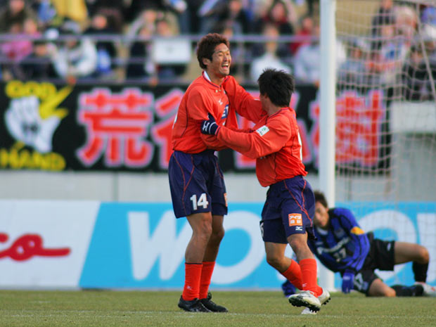 【２００５シーズン開幕戦プレイバック Ｇ大阪vs大宮】途中出場で追加点を決める活躍を見せた森田（大宮）（４／９）