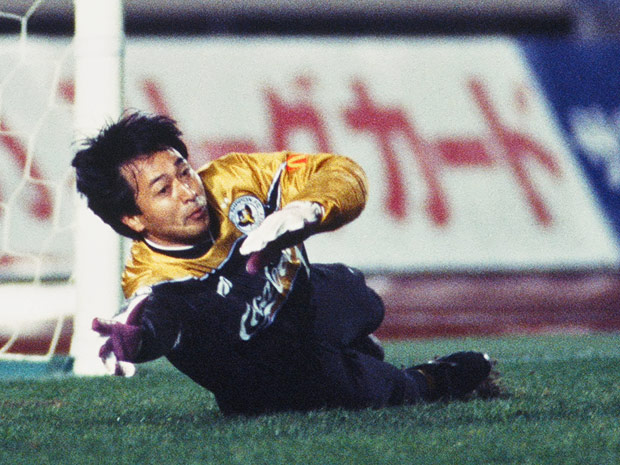 【１９９５シーズン開幕戦プレイバック Ｖ川崎vs平塚】PK戦での勝利に貢献した藤川（Ｖ川崎）（７／７）