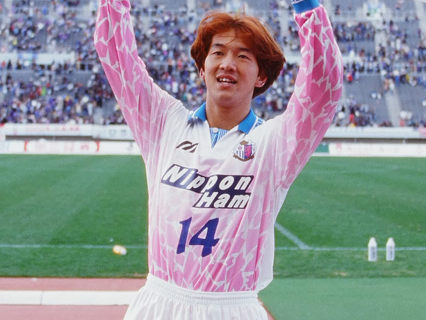 【１９９５シーズン開幕戦プレイバック 広島vsＣ大阪】途中出場で決勝点を決めた山橋（Ｃ大阪）（６／７）