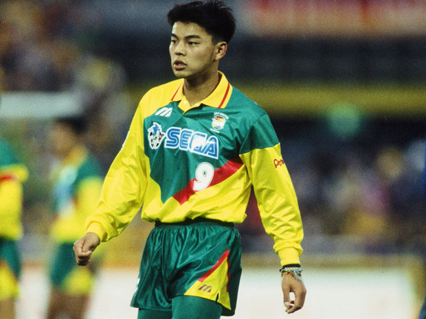 【１９９４シーズン開幕戦プレイバック 市原vsＧ大阪】先制点を決めた城（市原）（３／６）