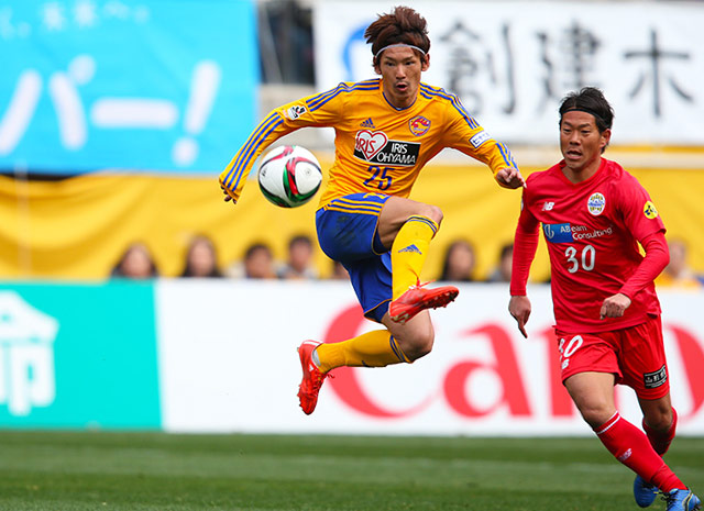 【明治安田Ｊ１ １ｓｔ 第1節 仙台vs山形】90分の追加点をアシストした菅井（仙台）（4/5）