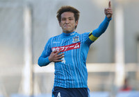 【明治安田Ｊ２ 第1節 讃岐vs大分】CKを頭で合わせ追加点を決めた沼田（讃岐）（1/3）