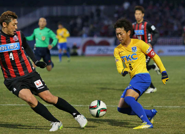 【明治安田Ｊ２ 第1節 栃木vs札幌】後半アディショナルタイム1分にゴールを決めた廣瀬（栃木）（3/3）