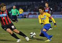 【明治安田Ｊ２ 第1節 栃木vs札幌】後半アディショナルタイム1分にゴールを決めた廣瀬（栃木）（3/3）