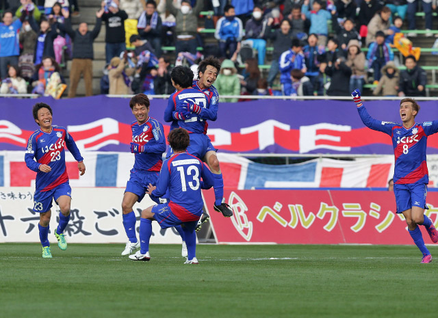 【明治安田Ｊ１ １ｓｔ 第2節 甲府vs名古屋】甲府が1点を守り抜き、勝点3獲得（4/5）