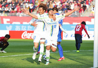 【明治安田Ｊ１ １ｓｔ 第2節 鹿島vs湘南】後半アディショナルタイムに逆転ゴールを決めたアリソン（湘南）（4/5）