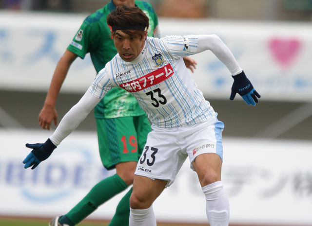 【明治安田Ｊ２ 第2節 岐阜vs讃岐】今シーズン初出場となった木島（讃岐）（3/3）