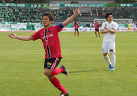 【明治安田Ｊ２ 第2節 金沢vs東京Ⅴ】2ゴールでチームを勝利に導いた清原（金沢）（1/3）