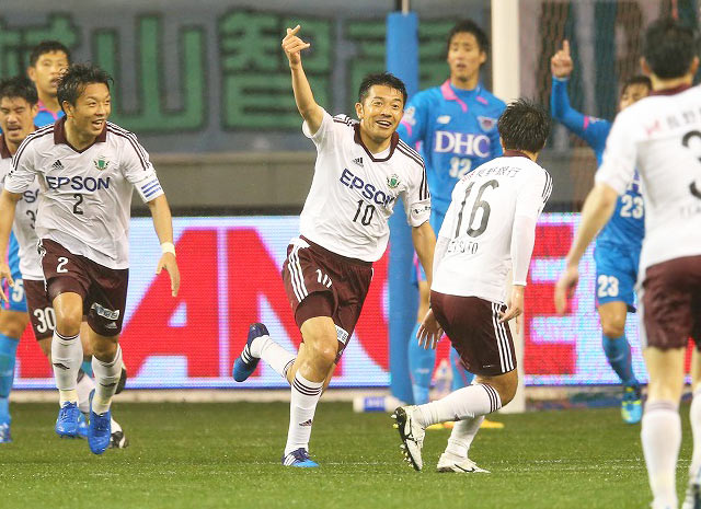 【ＹＮＣ 予選リーグ 第1節 鳥栖vs松本】86分に粘りの同点ゴールを決めた塩沢（松本）（3/5）