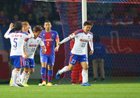 【ＹＮＣ 予選リーグ 第1節 FC東京vs新潟】試合開始早々2分に先制点を挙げた山本（新潟）（1/5）