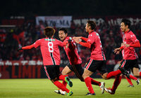 【明治安田Ｊ２ 第3節 金沢vs横浜FC】試合を振り出しに戻した太田（金沢）（2/3）