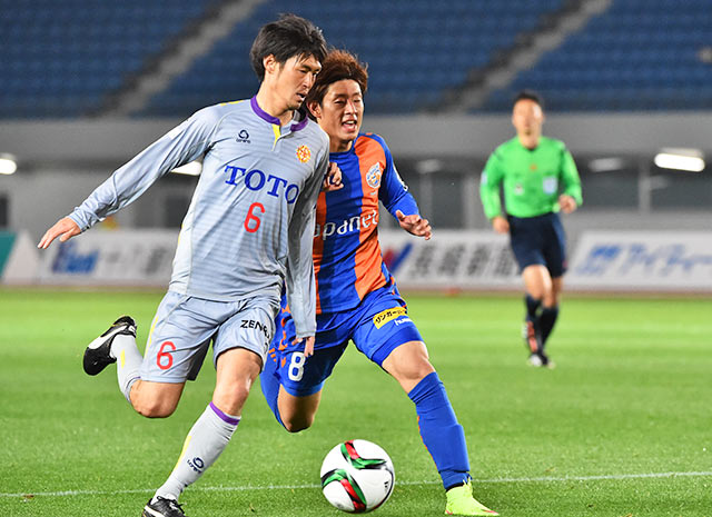 【明治安田Ｊ２ 第3節 長崎vs北九州】西嶋（北九州）と木村（長崎）のマッチアップ（2/3）