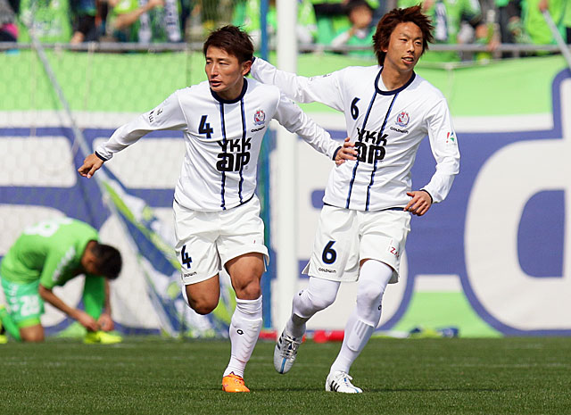 【明治安田Ｊ３ 第2節 鳥取vs富山】1点差に迫るゴールを決めた國吉（富山）（2/2）