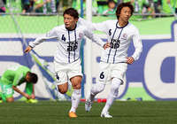 【明治安田Ｊ３ 第2節 鳥取vs富山】1点差に迫るゴールを決めた國吉（富山）（2/2）