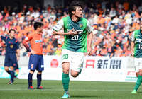 【明治安田Ｊ３ 第2節 長野vs相模原】逆転ゴールを決めた須藤(相模原)（2/2）