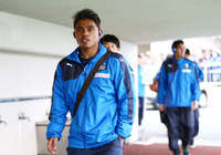 【明治安田Ｊ１ １ｓｔ 第3節 山形vs川崎Ｆ】会場入りするレナト（川崎Ｆ）（6/15）