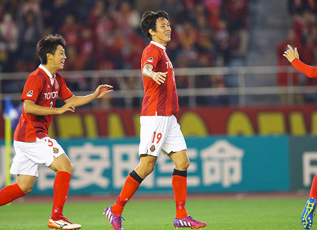 【明治安田Ｊ１ １ｓｔ 第3節 名古屋vs鹿島】試合を振り出しに戻す同点ゴールを決めた矢野（4/5）