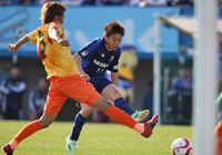 【ＹＮＣ 予選リーグ 第2節 横浜FMvs清水】鋭いシュートを放つも2度ポストに阻まれた齋藤（横浜FM）（3/5）