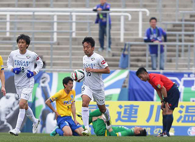 【明治安田Ｊ２ 第4節 栃木vs徳島】後半終了間際に一矢報いるゴールを決めた廣瀬（徳島）（3/3）