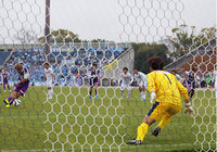 【明治安田Ｊ２ 第4節 京都vs讃岐】試合終盤に同点PKを決めた大黒（京都）（3/3）