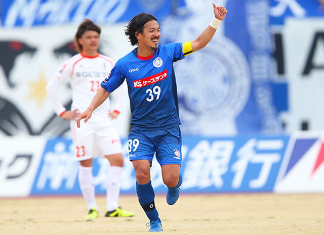 【明治安田Ｊ２ 第4節 水戸vs愛媛】ダメ押しの3点目を決めた馬場（水戸）（3/3）