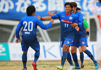 【明治安田Ｊ２ 第4節 水戸vs愛媛】先制点を決めチームを勢いづけた三島（水戸）（1/3）