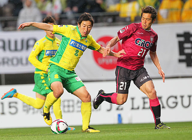 【明治安田Ｊ２ 第4節 千葉vs岡山】決勝ゴールをアシストした谷澤（千葉）（3/3）