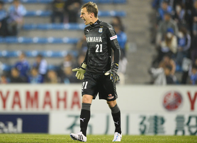 【明治安田Ｊ２ 第5節 磐田vs栃木】無失点勝利に貢献したカミンスキー（磐田）（3/3）