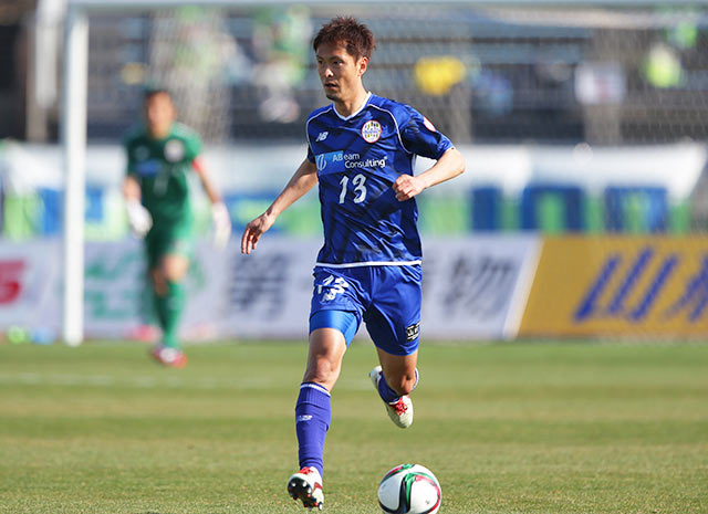 【明治安田Ｊ１ １ｓｔ 第4節 山形vs湘南】得点の起点となったCKのキッカーを務めた石川（山形）（3/5）