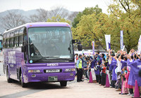 【明治安田Ｊ１ １ｓｔ 第4節 広島vs神戸】会場入りをする広島の選手バス（7/15）