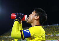 【明治安田Ｊ１ １ｓｔ 第4節 柏vs横浜FM】キックオフ直前のキャプテン大谷（柏）（10/15）